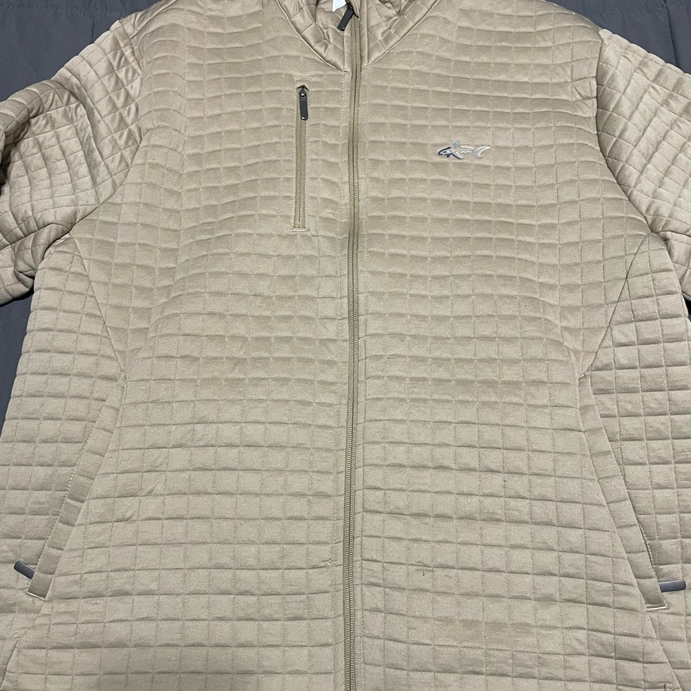 Greg Norman Collection Cream Performance Jacket - Picture 2 of 4